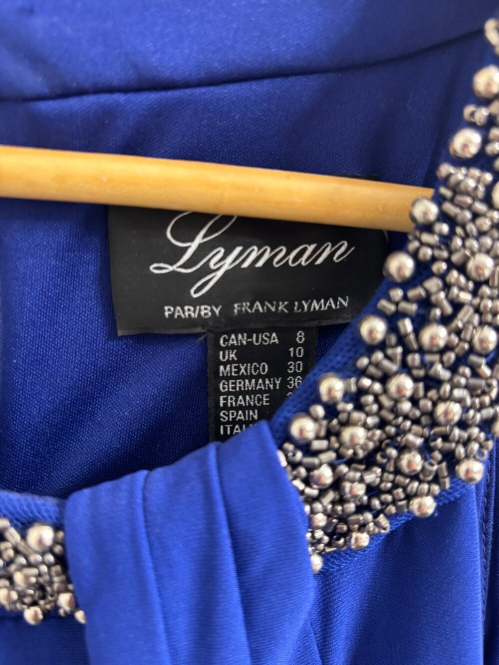 Gorgeous Frank Lyman cocktail dress. Sz 8. - Picture 3 of 4